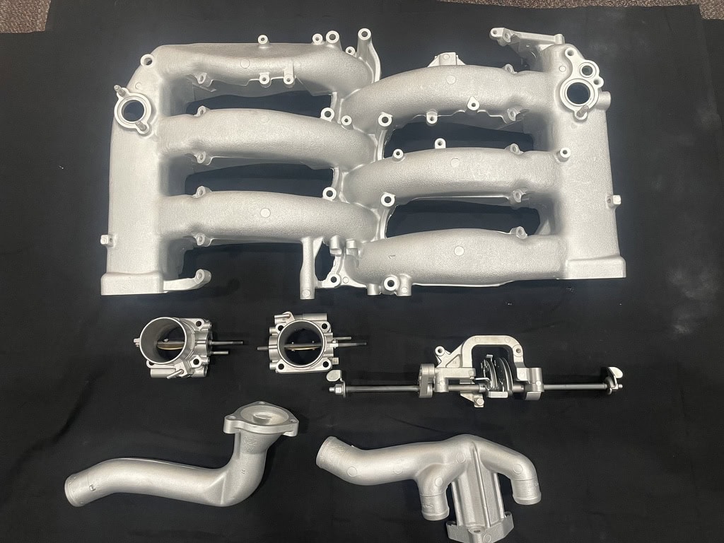 Intake manifold restoration detail